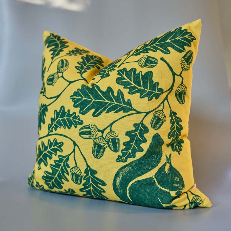 Cushion Cover 'Fairy tale' Yellow - Image 2
