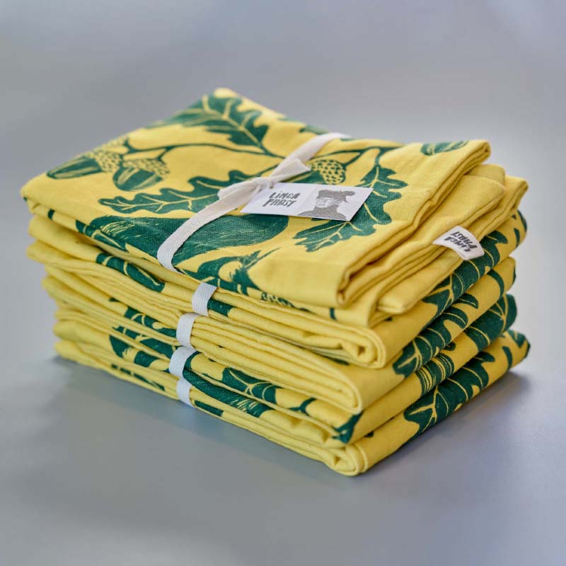 Cushion Cover 'Fairy tale' Yellow - Image 5